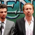 Jay Baruchel and Nicolas Cage attend the premiere of “The Sorcerer’s Apprentice” at the New Amsterdam Theatre, NY, July 6, 2010