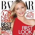 Cameron Diaz on the cover of Harper’s Bazaar magazine, August 2010