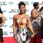 Nia Long arrives at the 2010 BET Awards held at the Shrine Auditorium on June 27, 2010 in Los Angeles, California.