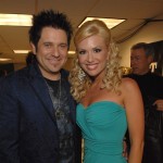 Jay DeMarcus of Rascal Flatts and Allison DeMarcus at the 2007 CMT Music Awards on April 16, 2007