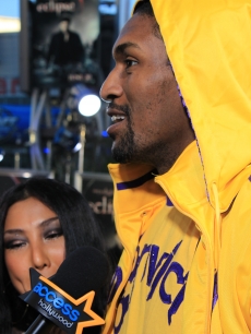 LA Laker Ron Artest talks with Access at “The Twilight Saga: Eclipse” premiere, LA, June 24, 2010