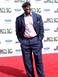 Michael Clarke Duncan attends the BET Awards at the Shrine Auditorium in Los Angeles on June 27, 2010
