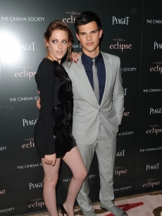 Kristen Stewart and Taylor Lautner step out at The Cinema Society Screening Of “The Twilight Saga: Eclipse” at Crosby Street Hotel in New York, New York on June 28, 2010 