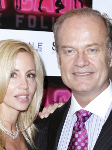 Camille Grammer and Kelsey Grammer attend the opening of “La Cage Aux Folles” on Broadway at the Providence in New York Cityon April 18, 2010 