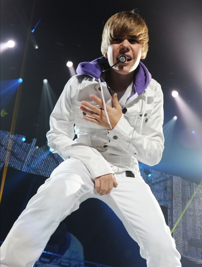 Justin Bieber performs at Sun National Bank Center in Trenton, New Jersey on June 24, 2010 