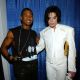 Usher and Michael Jackson at the Michael Jackson 30th Anniversary Celebration in 2001