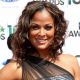 Laila Ali poses for pictures on the red carpet at the BET Awards at the Shrine Auditorium in Los Angeles on June 27, 2010