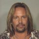 Motley Crue singer Vince Neil in a mug shot after being arrested in Las Vegas on a drunken driving charge on June 28,2010
