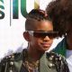 Willow Smith shows off a new ‘do at the BET Awards, June 2010