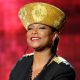 A radiant Queen Latifah lights up the stage at the 2010 BET Awards on June 27, 2010