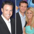 Chris Harrison (left), Jake Pavelka with Vienna Girardi in happier times