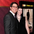Rich Sommer and Virginia Donohoe arrive at the season 4 premiere of AMC’s “Mad Men” in Hollywood on July 20, 2010