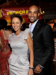 Boris Kodjoe and Nicole Ari Parker attend Serena Williams’ Pre-ESPYs House Party held at a private residence in Bel Air, Calif., on July 12, 2010