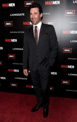 Jon Hamm arrives to the season 4 premiere of AMC’s ‘Mad Men’ on July 20, 2010 in Hollywood, California.