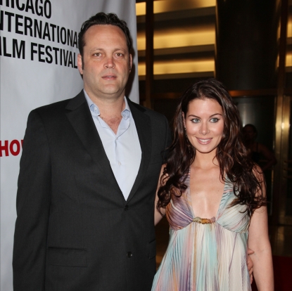 Vince Vaughn and Kyla Weber attend the Chicago International Film Festival at the Museum of Science and Industry, Chicago, June 12, 2010