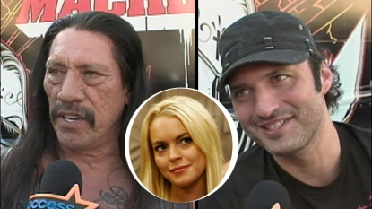 Danny Trejo, Lindsay Lohan, Robert Rodriguez