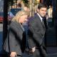 John Stamos arrives at the federal courthouse for the second day of an extortion trial, in which Stamos was the alleged victim, in U.S. District Court in Marquette, Mich. on July 13, 2010