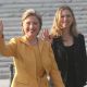 Hillary Clinton and Chelsea Clinton attend a Memorial Day Ceremony in San Juan, Puerto Rico  on May 26, 2008