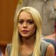 Lindsay Lohan inside of the Beverly Hills Courthouse where she surrendered to serve her 90 day jail sentence in Beverly Hills, Calif., on July 20, 2010