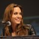 Angelina Jolie smiles as she speaks on stage at the “Salt” panel during Comic-Con International at the San Diego Convention Center in San Diego, Calif., on July 22, 2010