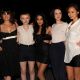 Carla Gugino, Emily Browning, Vanessa Hudgens, Jena Malone and Jamie Chung pose at the “Sucker Punch” panel discussion during Comic-Con 2010 at the San Diego Convention Center on July 24, 2010 in San Diego, Calif.