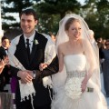 Chelsea Clinton weds Marc Mezvinsky at the Astor Courts Estate on July 31, 2010 in Rhinebeck, New York