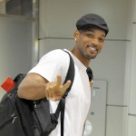 Will Smith arrives at Narita International Airport in Narita, Japan on August 3, 2010 