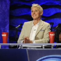 Ellen DeGeneres at the ‘American Idol’ judges’ table