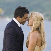Roberto and Ali Fedotwosky in the final rose ceremony on “The Bachelorette”