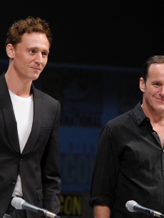 
	Tom Hiddleston and Clark Gregg attend Marvel Studios’ “Thor” panel discussion during Comic-Con 2010 at San Diego Convention Center in San Diego, Calif., on July 24, 2010
