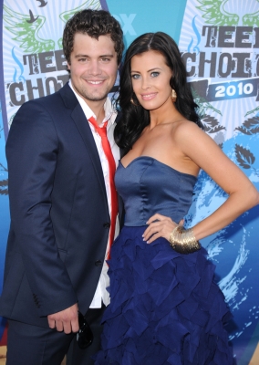 Levi Johnston and a friend arrive at the 2010 Teen Choice Awards at Gibson Amphitheatre, LA, August 8, 2010