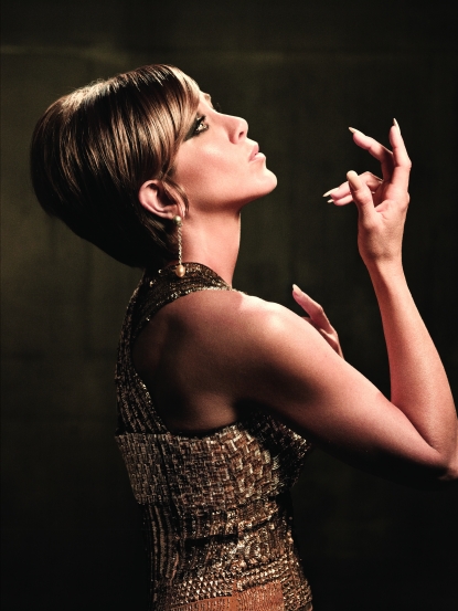 Jennifer Aniston is transformed into Barbra Streisand in the September issue of Harper’s Bazaar Jennifer Aniston is transformed into Barbra Streisand in the September issue of Harper’s Bazaar