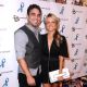 Roberto Martinez and Ali Fedotowsky pose together on the red carpet at Power Balance Goes “All-In For A Cure” at Drai’s Hollywood in Hollywood, Calif., on August 3, 2010