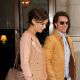 Katie Holmes works her Lanvin ‘Happy’ bag, alongside husband Tom Cruise, June 22, 2010, in NYC