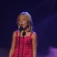 Jackie Evancho sings for judges on “America’s Got Talent” in Los Angeles, Calif., on August 10, 2010
