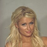 Paris Hilton’s mug shot after being arrested in Las Vegas on August 27, 2010