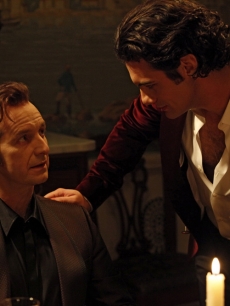 Denis O’Hare and Theo Alexander as Russell Edgington and Talbot on HBO’s “True Blood,” Season 3, 2010