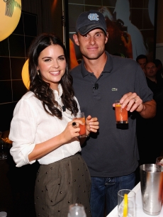 Katie Lee and Andy Roddick attend the 11th annual BNP Paribas Taste Of Tennis at the W New York in New York City on August 26, 2010  