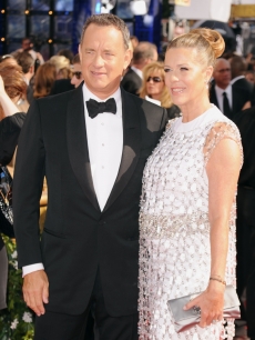 Tom Hanks and Rita Wilson arrive at the 62nd Annual Primetime Emmy Awards held at the Nokia Theatre L.A. Live, Los Angeles, August 29, 2010