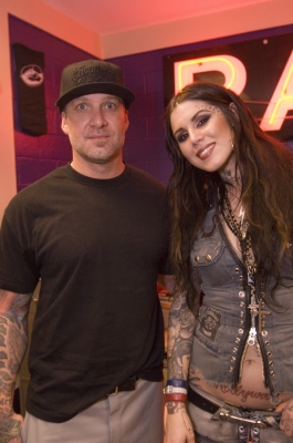 Jesse James and Kat Von D attend Garage Magazine’s launch party, Austin, Texas, March 31, 2007