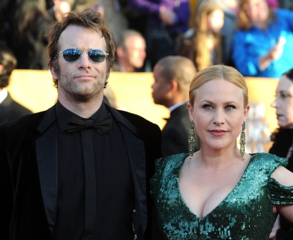Thomas Jane and Patricia Arquette arrive at the 16th Annual Screen Actors Guild Awards held at the Shrine Auditorium, Los Angeles, January 23, 2010