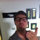 Joey Lawrence Tweets a photo of himself after he was hit by a script in the eye on the set of “Melissa & Joey” on August 26, 2010