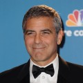George Clooney poses in the press room at the 62nd Annual Primetime Emmy Awards held at the JW Marriott Los Angeles at L.A. Live in Los Angeles on August 29, 2010 