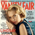 Lindsay Lohan appears on the October 2010 cover of Vanity Fair