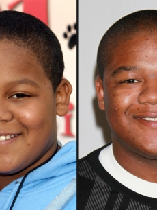 Kyle Massey in 2003 (left) and in 2010 (right)