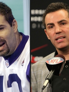 Kurt Warner in 2000 (left) and in 2010 (right)
