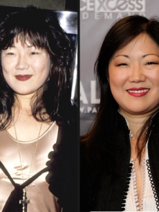 Margaret Cho in 1994 (left) and in 2009 (right)