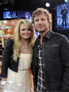 Miranda Lambert and Dierks Bentley announce the nominees for the 2010 CMA Awards during a visit to “GMA,” NYC, Sept. 1, 2010