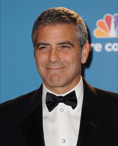 George Clooney poses in the press room at the 62nd Annual Primetime Emmy Awards held at the JW Marriott Los Angeles at L.A. Live in Los Angeles on August 29, 2010 