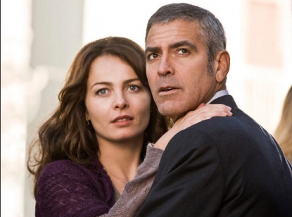 Violante Placido and George Clooney in Focus Features’ The American